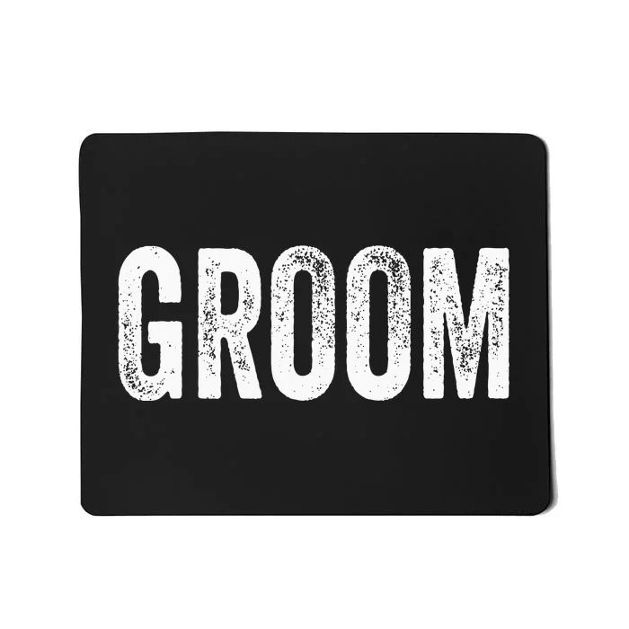 Matching Getting Ready Bride & Groom Wedding Groom Mousepad