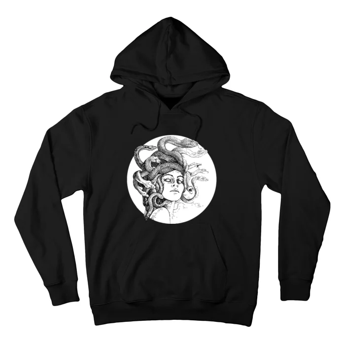 Medusa Greek Snakes Ancient Greece Mythology Gothic Goddess Hoodie