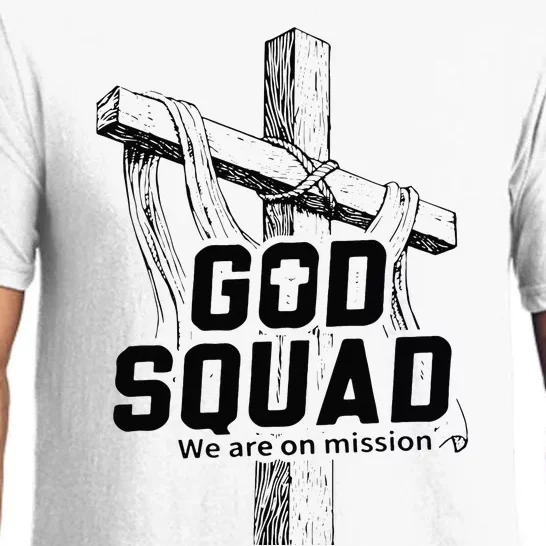 Mabc God Squad Black Text Pajama Set