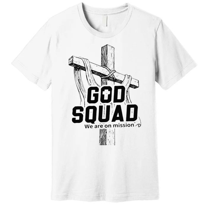 Mabc God Squad Black Text Premium T-Shirt