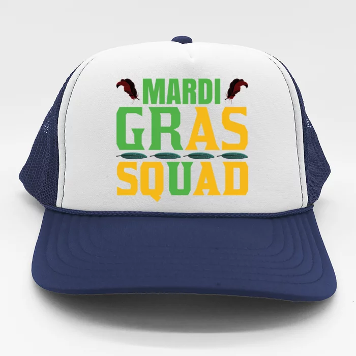 Mardi Gras Squad Trucker Hat