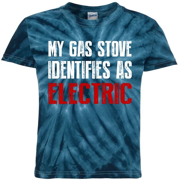 My Gas Stove Identifies As Electric Vintage Kids Tie-Dye T-Shirt