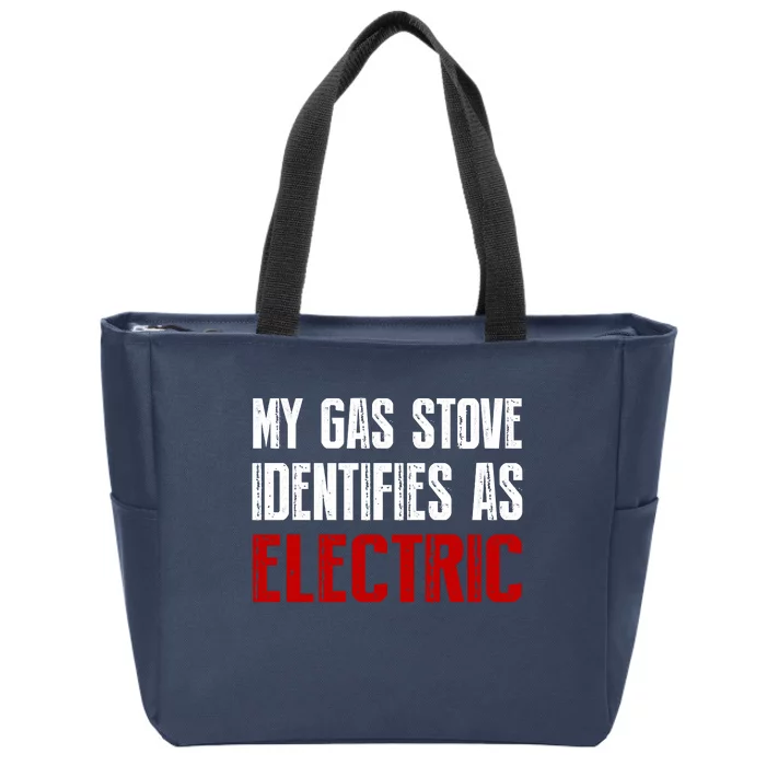 My Gas Stove Identifies As Electric Vintage Zip Tote Bag