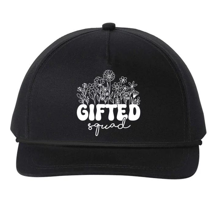 Matching Gifted Squad Teacher Education Team School Crew Gift Snapback Five-Panel Rope Hat