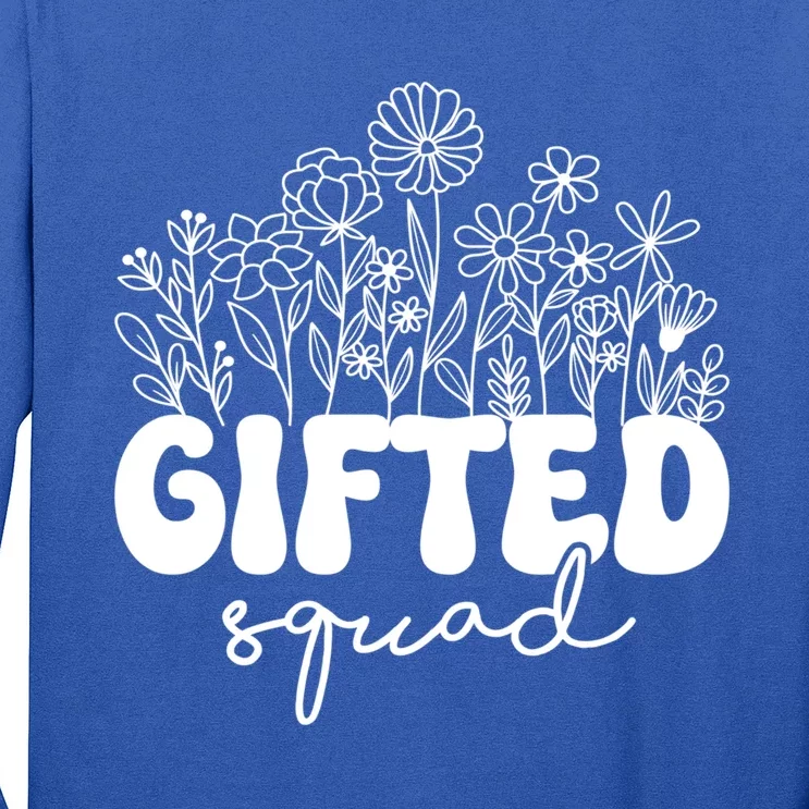 Matching Gifted Squad Teacher Education Team School Crew Gift Long Sleeve Shirt