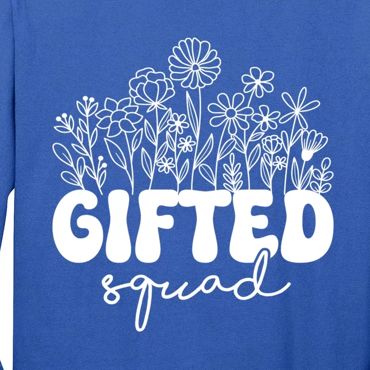 Matching Gifted Squad Teacher Education Team School Crew Gift Tall Long Sleeve T-Shirt