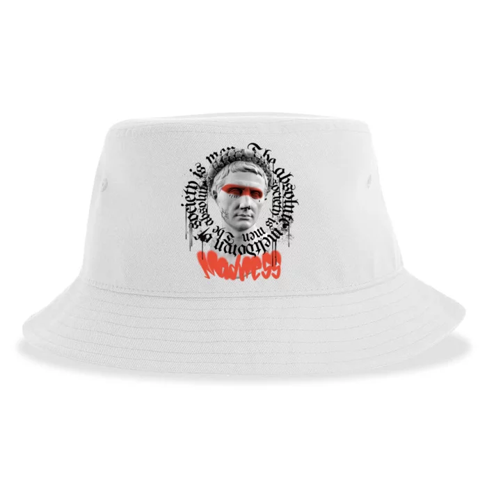 Madness Graffiti Statue Sustainable Bucket Hat