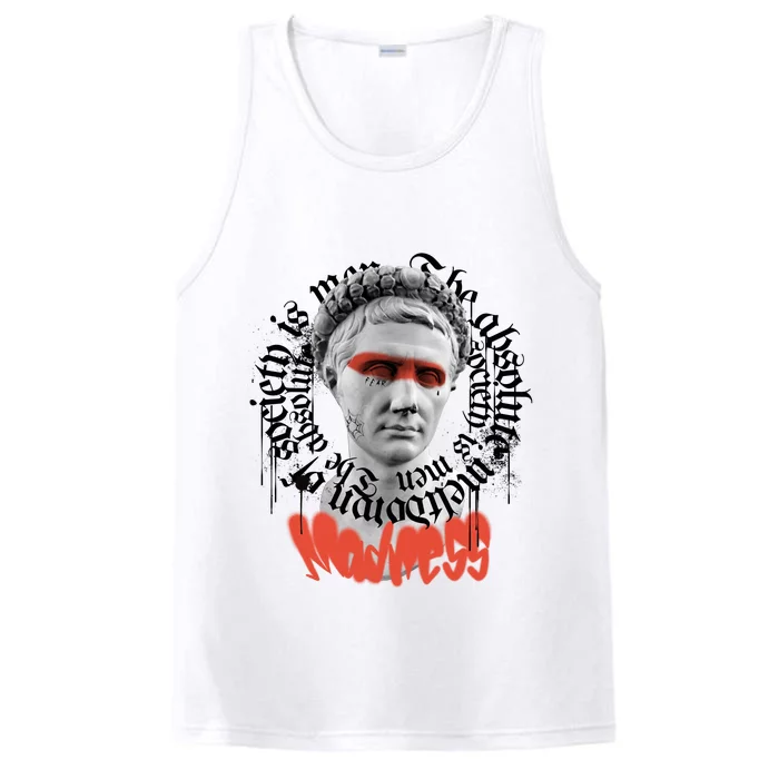 Madness Graffiti Statue Performance Tank