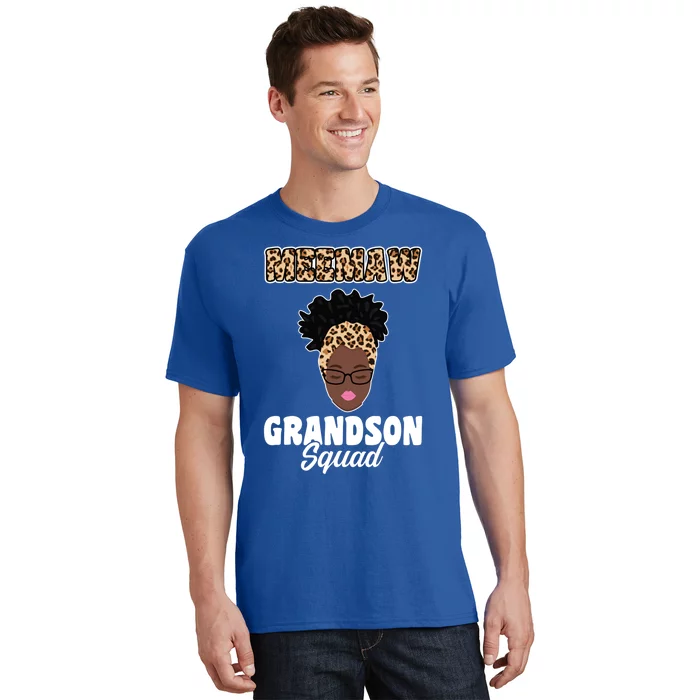 Meemaw Grandson Squad Grandma Gift T-Shirt