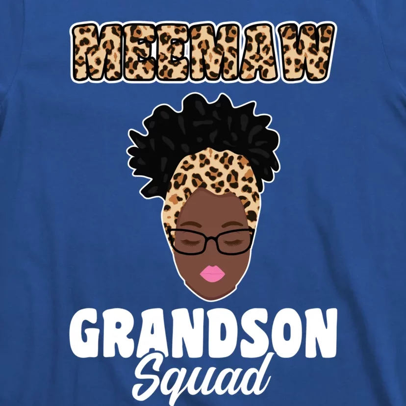 Meemaw Grandson Squad Grandma Gift T-Shirt