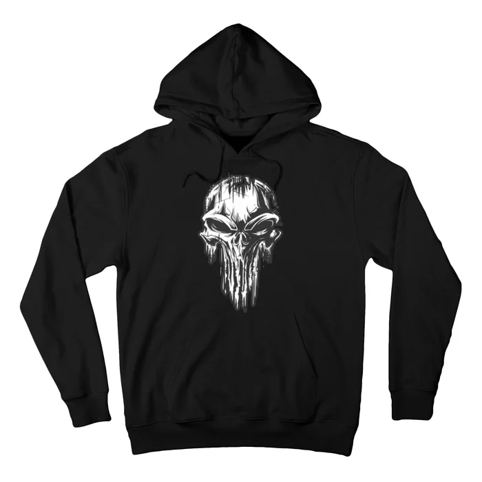 Military Grunge Skull Hoodie