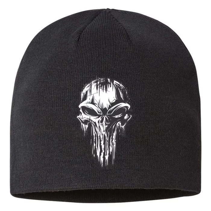 Military Grunge Skull 8 1/2in Sustainable Knit Beanie