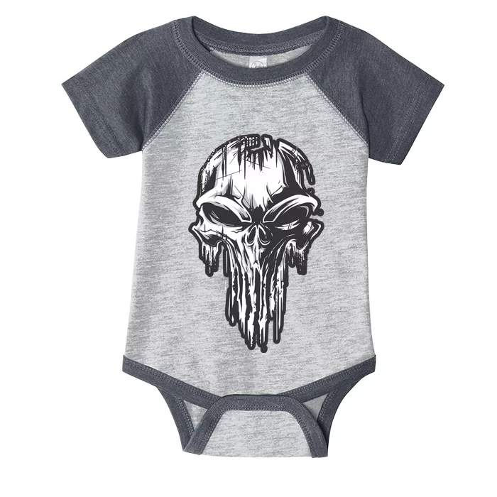 Military Grunge Skull Infant Baby Jersey Bodysuit