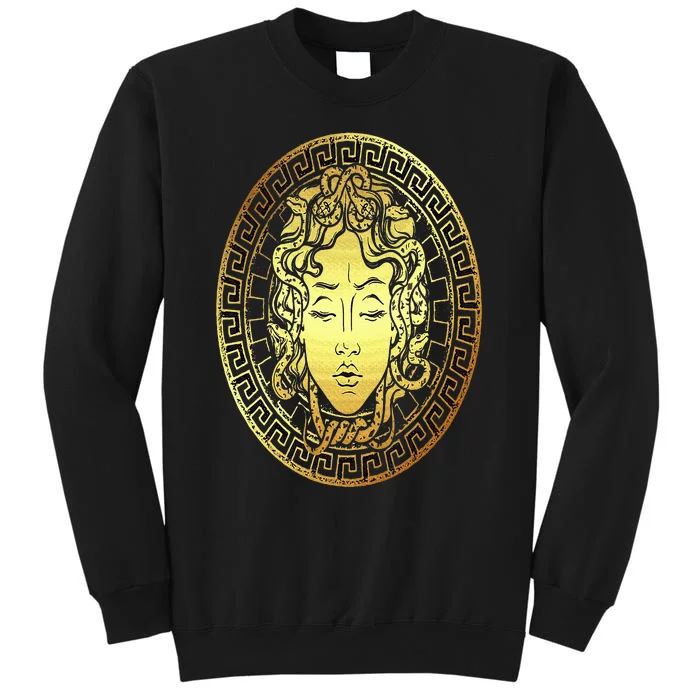 Medusa Gorgon Snake Head Greek Mythology Ancient Myth Tall Sweatshirt