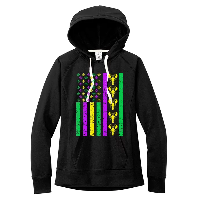 Mardi Gras S For Mardi Gras For Women's Fleece Hoodie