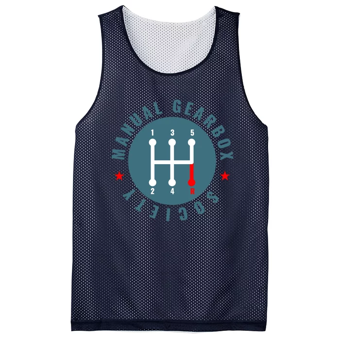 Manual Gearbox Society Mesh Reversible Basketball Jersey Tank