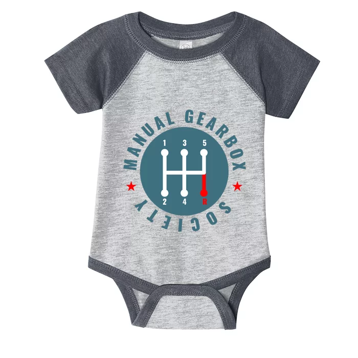 Manual Gearbox Society Infant Baby Jersey Bodysuit