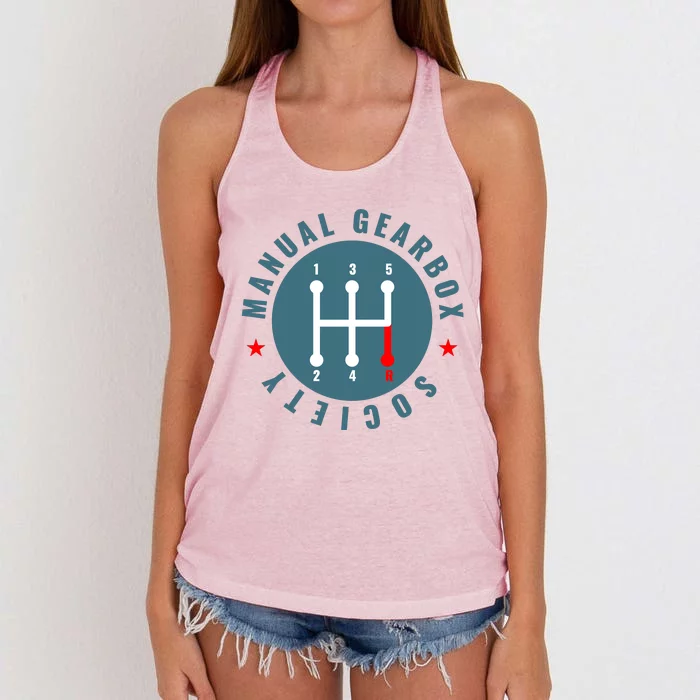 Manual Gearbox Society Women's Knotted Racerback Tank