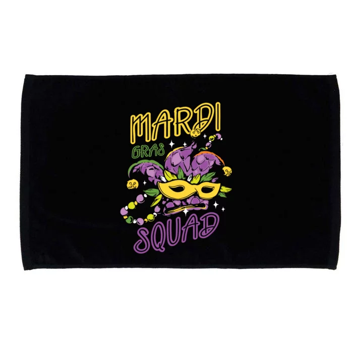 Mardi Gras Squad Festival Masquerade Shenanigan Great Gift Microfiber Hand Towel