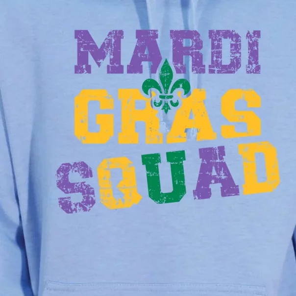 Mardi Gras Squad Great Gift Unisex Surf Hoodie