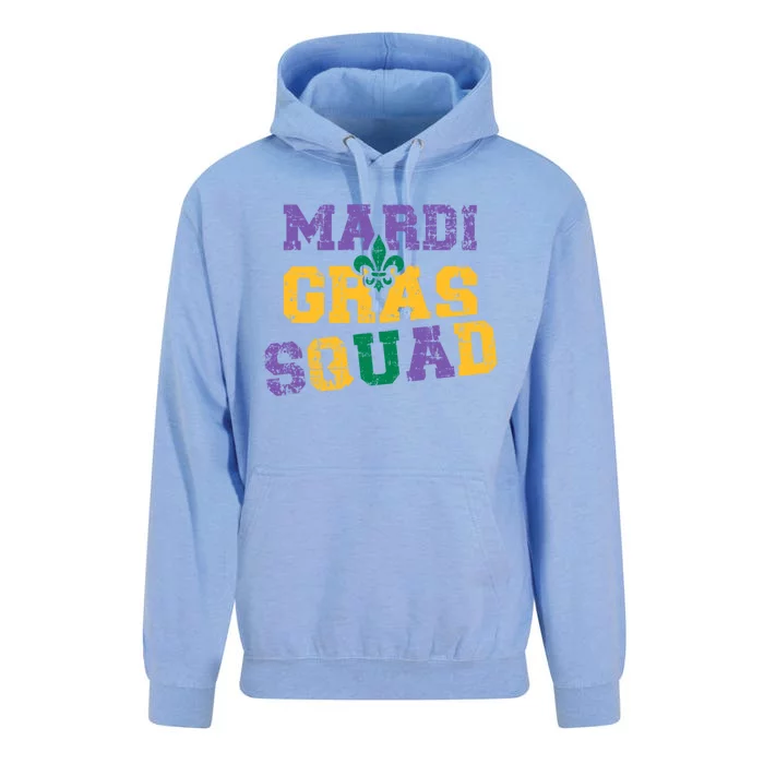 Mardi Gras Squad Great Gift Unisex Surf Hoodie