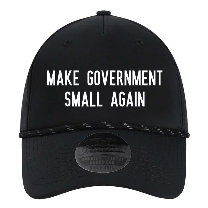 Make Government Small Again Performance The Dyno Cap