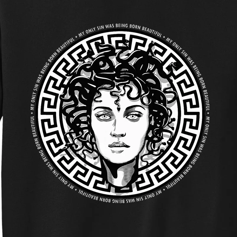 Medusa Gorgon Snake Head Greek Mythology Ancient Myth Tall Sweatshirt