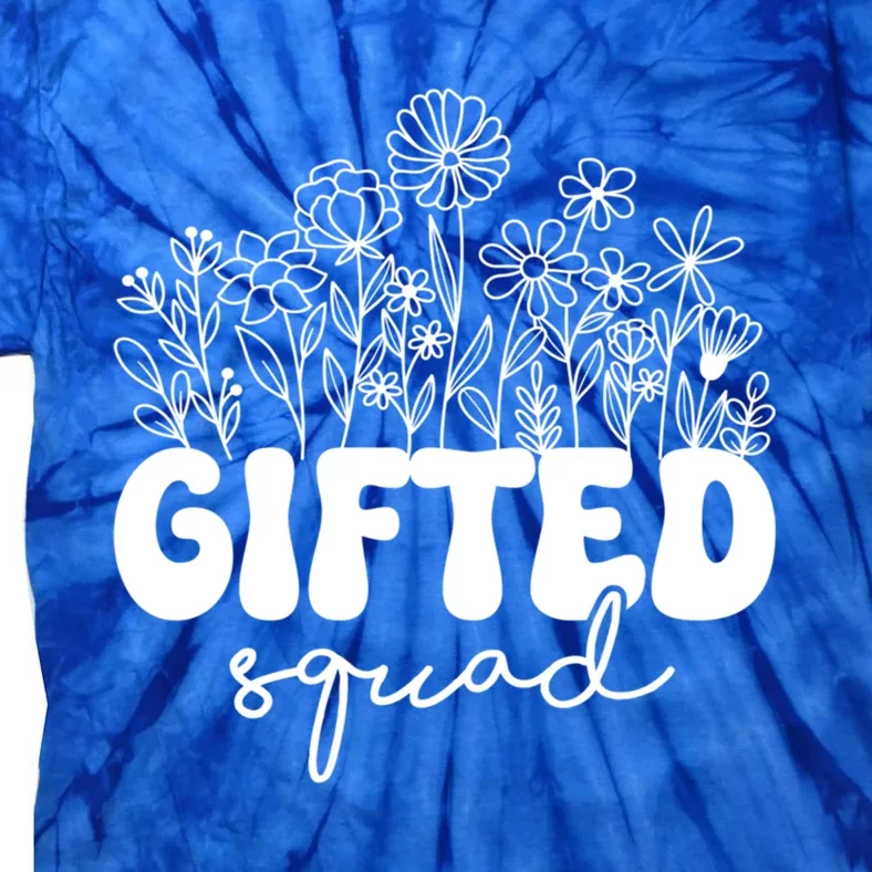 Matching Gifted Squad Teacher Education Team School Crew Gift Tie-Dye T-Shirt