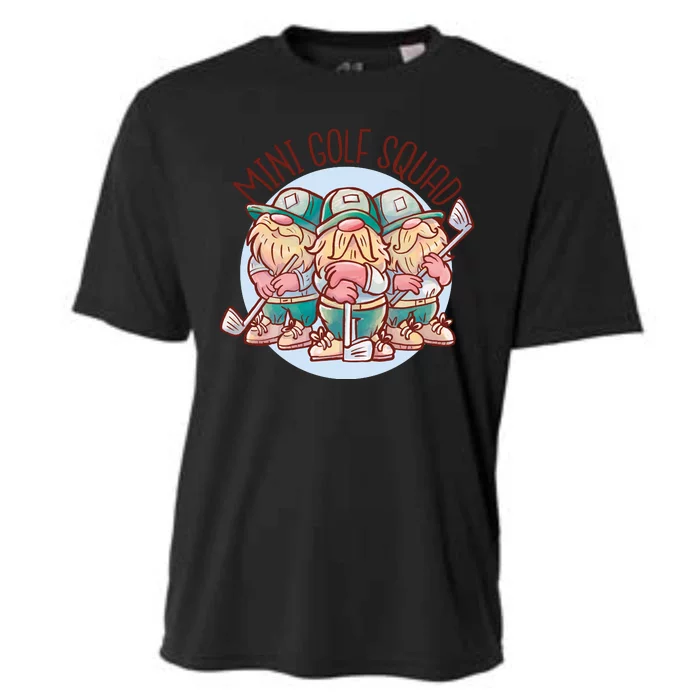 Mini Golf Squad Gnomes Cooling Performance Crew T-Shirt