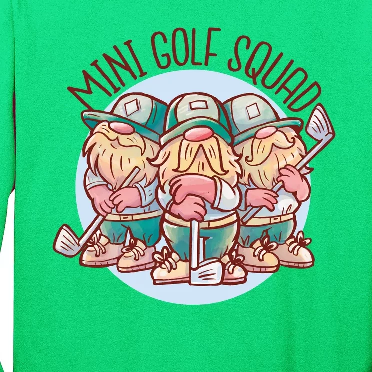 Mini Golf Squad Gnomes Long Sleeve Shirt