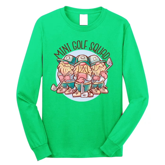 Mini Golf Squad Gnomes Long Sleeve Shirt