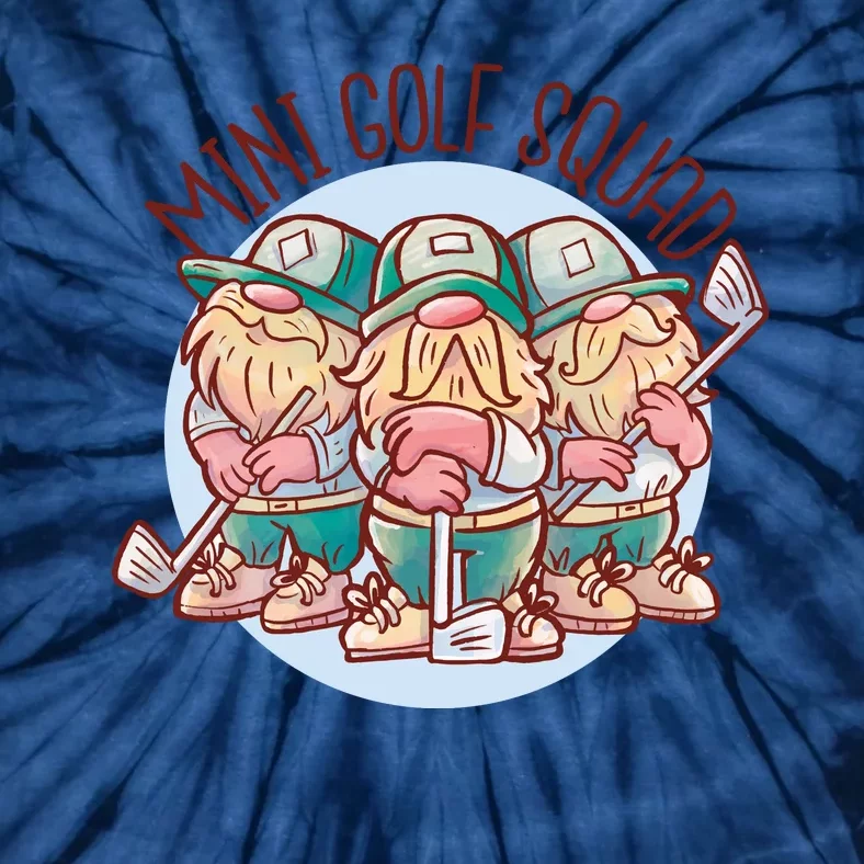 Mini Golf Squad Gnomes Tie-Dye T-Shirt