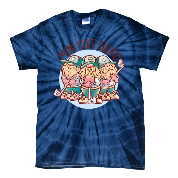 Mini Golf Squad Gnomes Tie-Dye T-Shirt