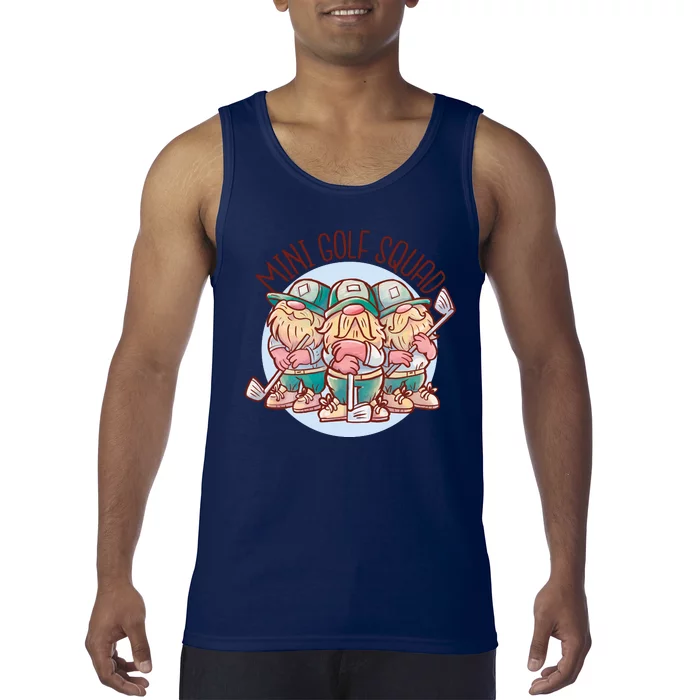 Mini Golf Squad Gnomes Tank Top