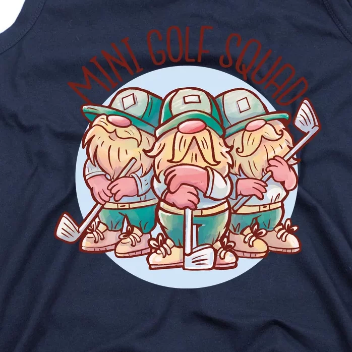 Mini Golf Squad Gnomes Tank Top