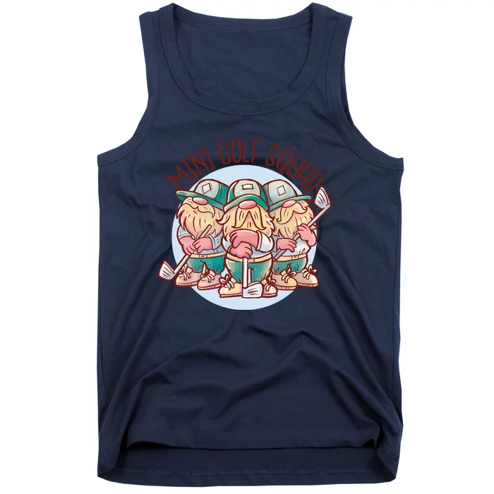 Mini Golf Squad Gnomes Tank Top