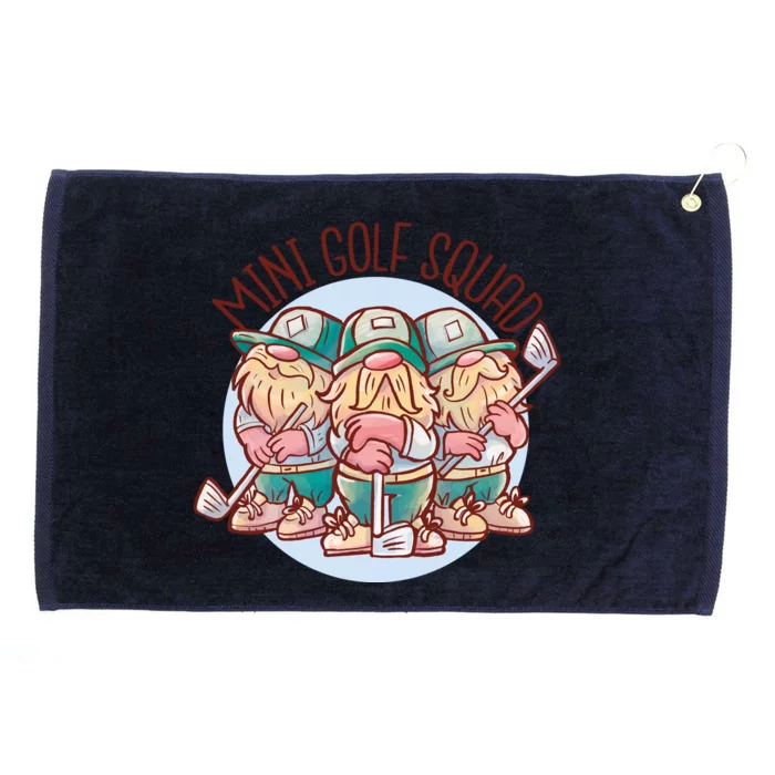 Mini Golf Squad Gnomes Grommeted Golf Towel