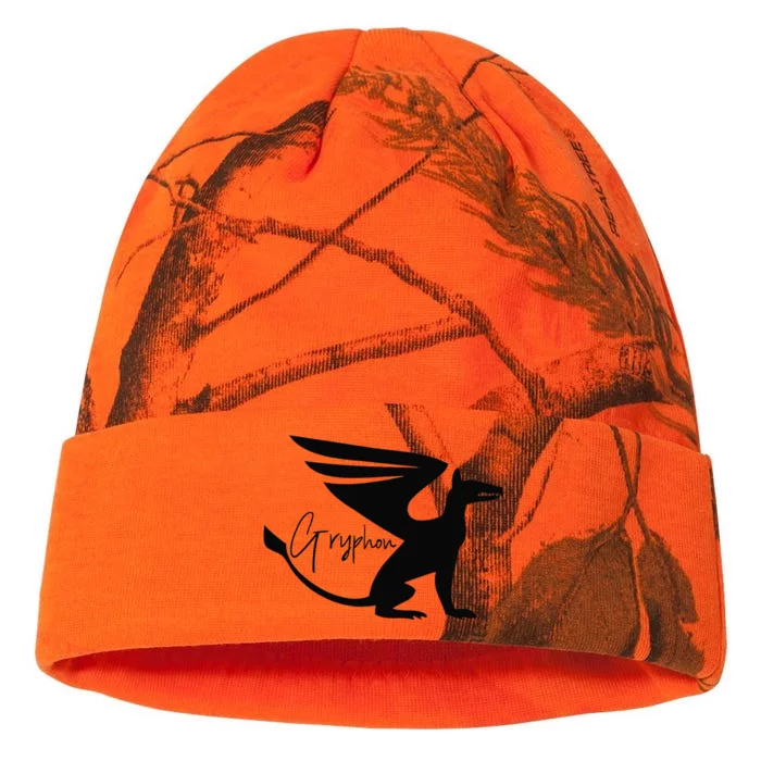 Majestic Gryphon Symbol Mythical Guardian Of Sky And Earth Kati - 12in Camo Beanie