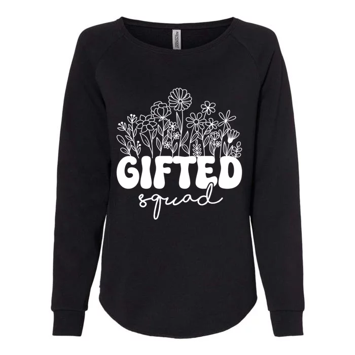 Matching Gifted Squad Teacher Education Team School Crew Great Gift Womens California Wash Sweatshirt