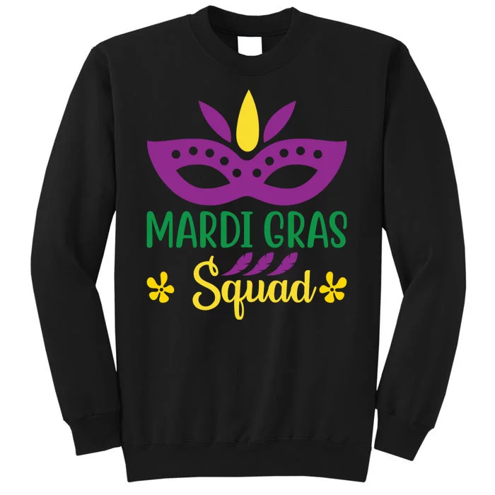 Mardi Gras Squad Tall Sweatshirt