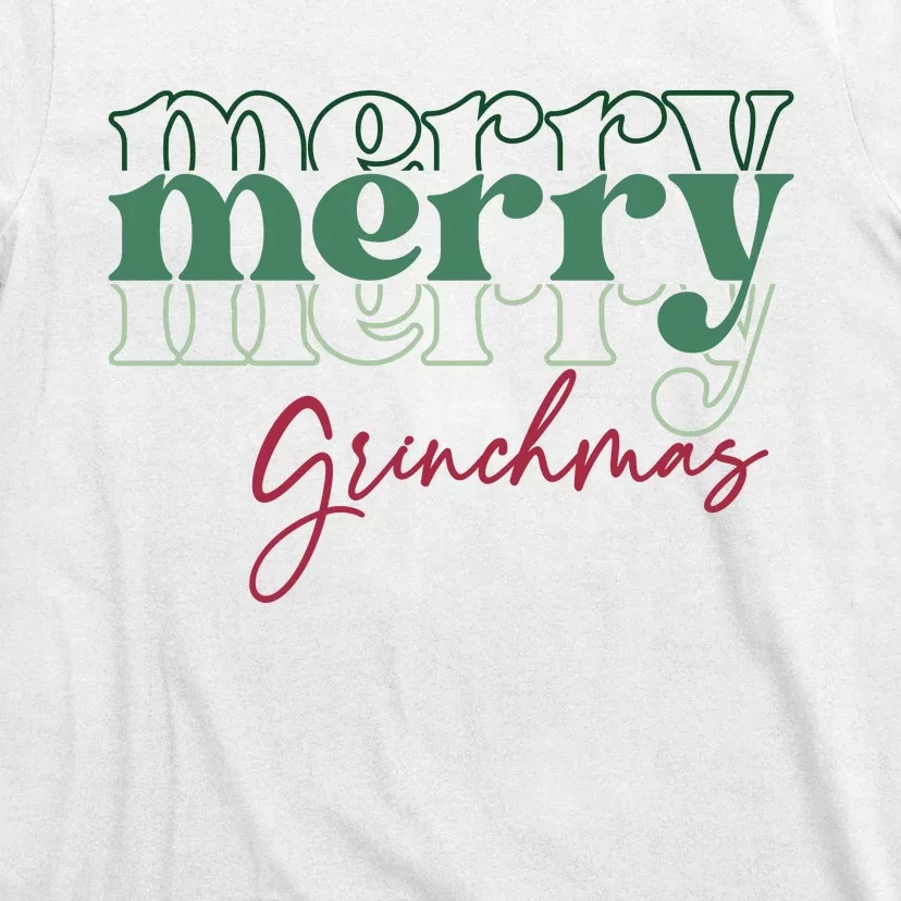 Merry Grinchmas Super Cute Christmas T-Shirt