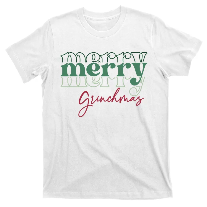 Merry Grinchmas Super Cute Christmas T-Shirt