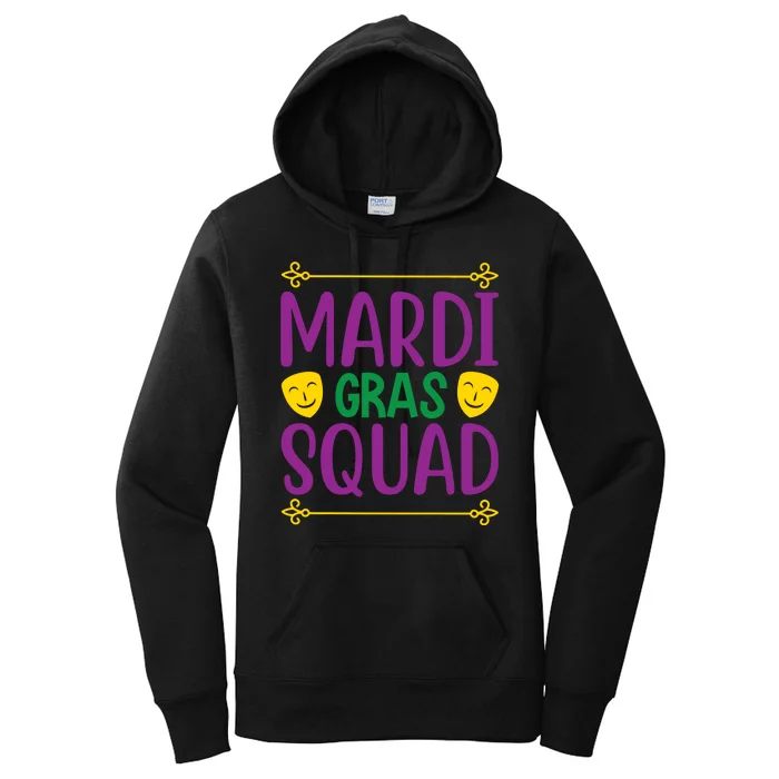 Mardi Gras Squad Women's Pullover Hoodie