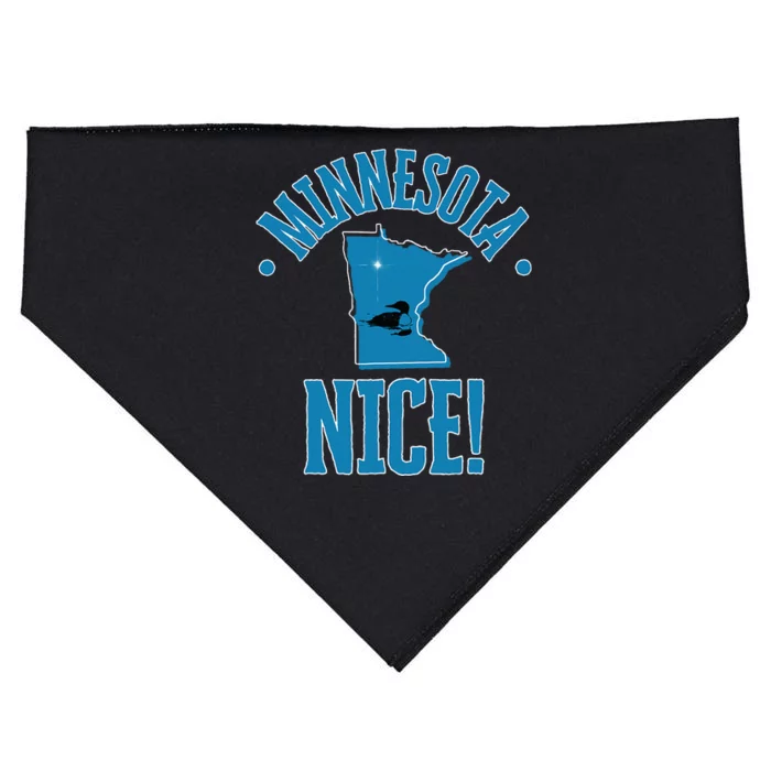 Minnesota Gift Souvenir With Loon Frit USA-Made Doggie Bandana