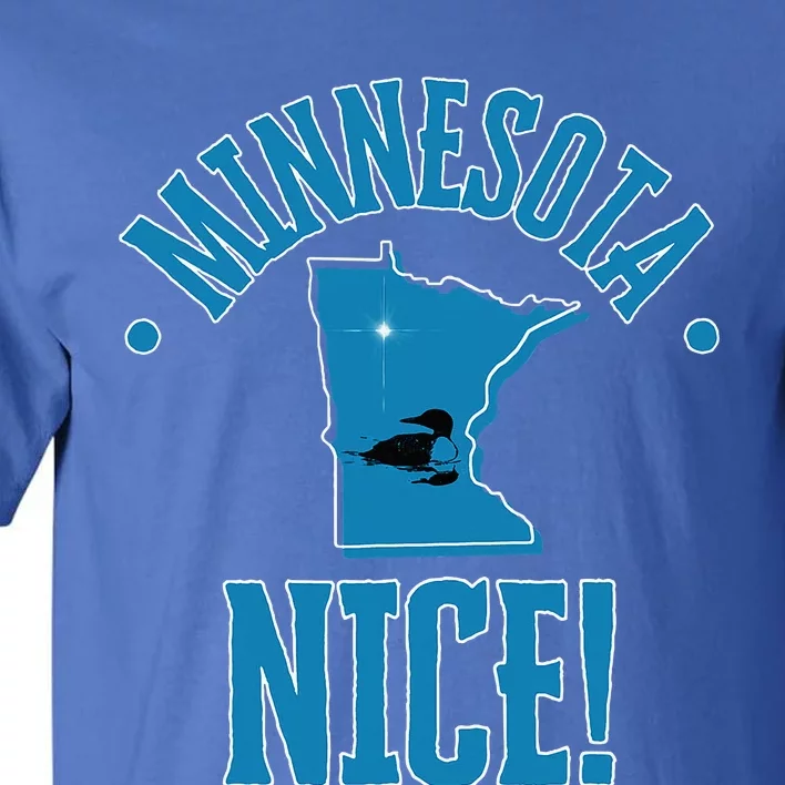 Minnesota Gift Souvenir With Loon Frit Tall T-Shirt