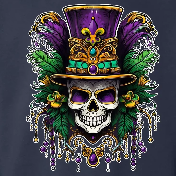 Mardi Gras Sugar Skull Party Toddler Hoodie