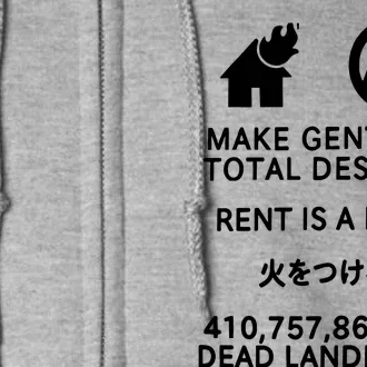 Make Gentrify Total Destroy Full Zip Hoodie