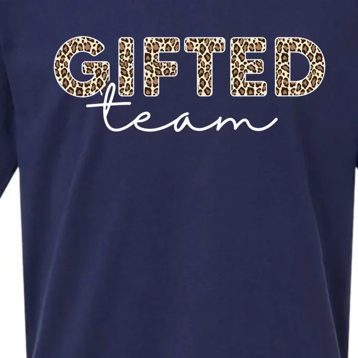 Matching Gifted Team Teacher Education Team School Squad Gift Sueded Cloud Jersey T-Shirt