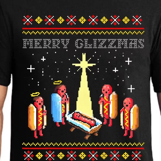 Merry Glizzmas Tacky Christmas Pajama Set