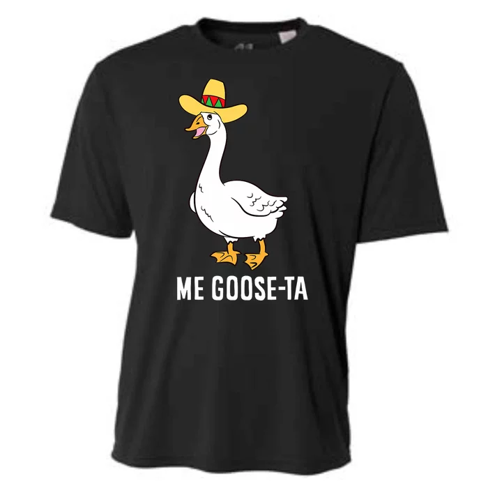 Me Goose Ta Mexican Funny Spanish Goose Pun Cooling Performance Crew T-Shirt